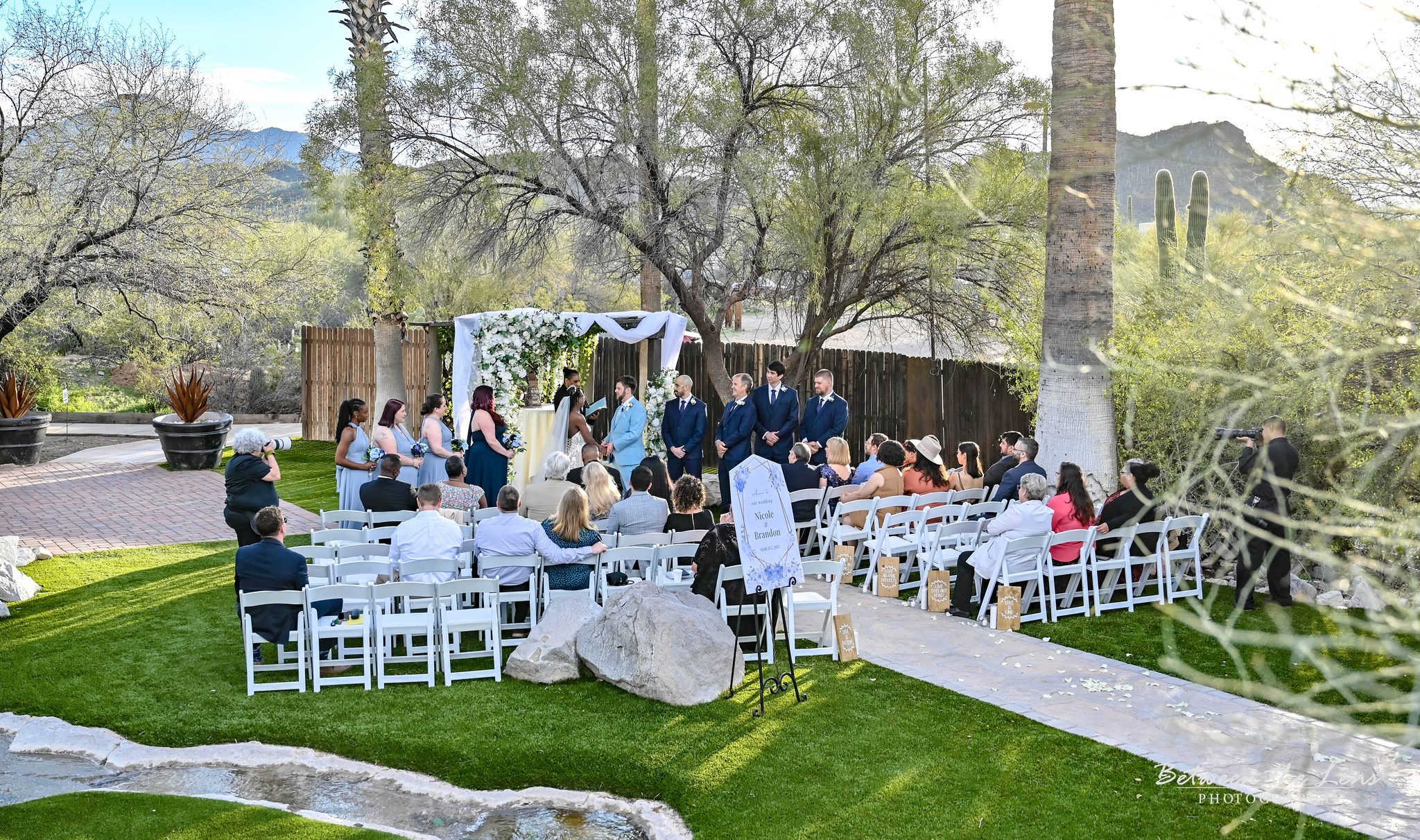 Outdoor Wedding Ceremony at Wild Horse Ranch Tucson