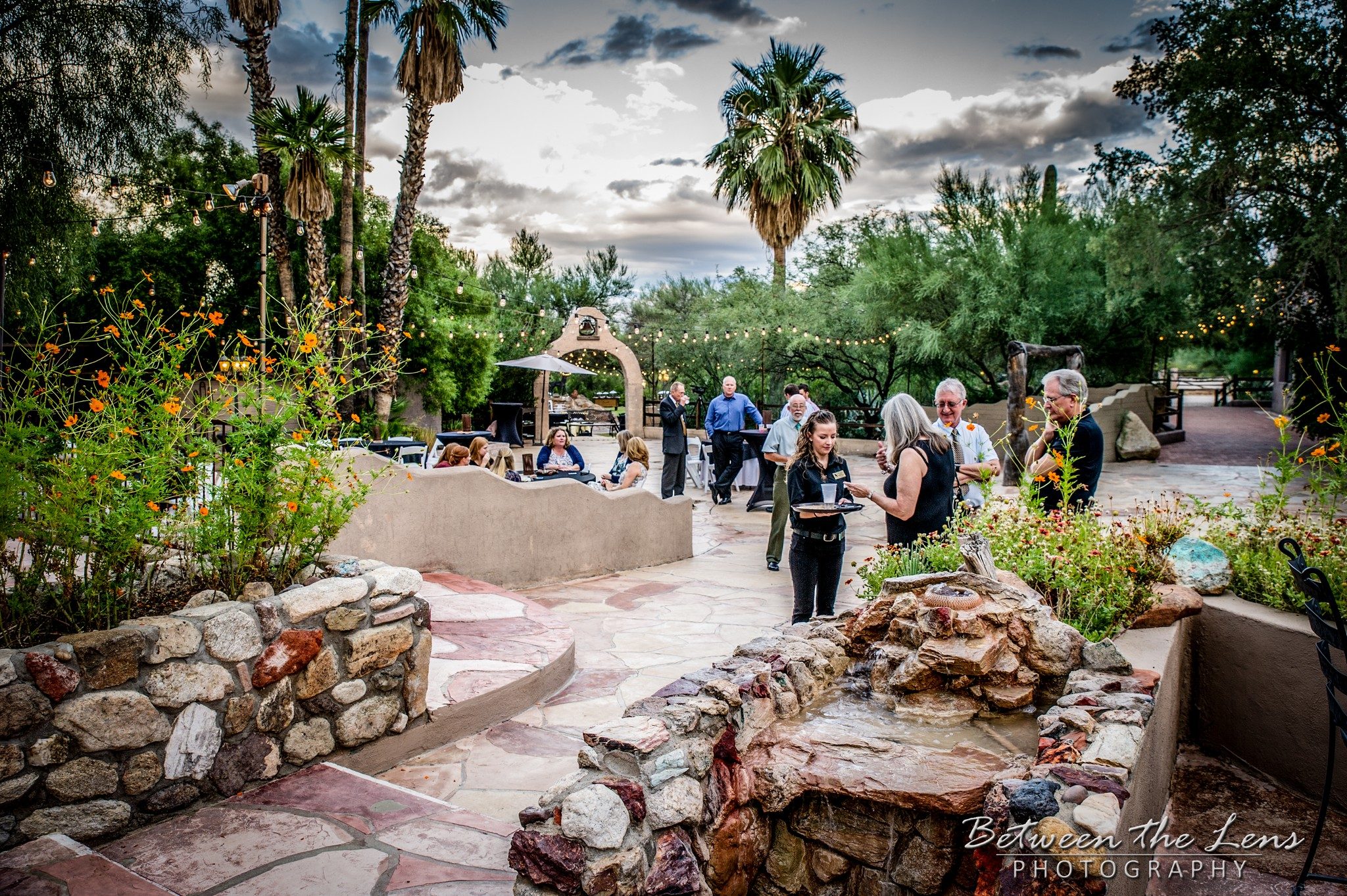Walkway entrance to the Oasis venue